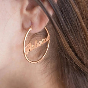 Personalized Hoop Earring